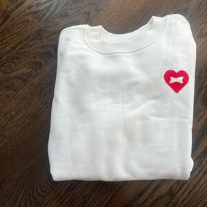 New and unworn cream sweatshirt
